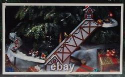 Santa's Ski Slope Mr. Christmas 1992 Electronic Lift 100% Complete See VIDEO VG