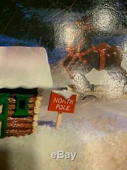 Santa's Sleigh Ride 1993 Mr Christmas Lights Animated Original Box