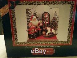 Santa's Toy Shop Musical Animated Holiday Creations With Box