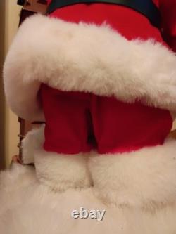 Santas Best Special Delivery Christmas Motionette Fireplace Working 21 X 20 X19