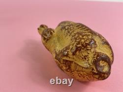 Scarce ANTIQUE 1910 GERMAN MINIATURE CANDY CONTAINER, COOKED THANKSGIVING TURKEY