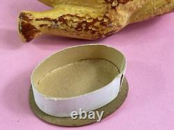 Scarce ANTIQUE 1910 GERMAN MINIATURE CANDY CONTAINER, COOKED THANKSGIVING TURKEY