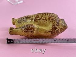 Scarce ANTIQUE 1910 GERMAN MINIATURE CANDY CONTAINER, COOKED THANKSGIVING TURKEY
