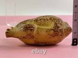 Scarce ANTIQUE 1910 GERMAN MINIATURE CANDY CONTAINER, COOKED THANKSGIVING TURKEY