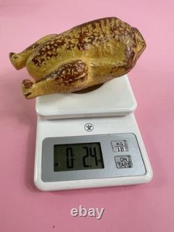 Scarce ANTIQUE 1910 GERMAN MINIATURE CANDY CONTAINER, COOKED THANKSGIVING TURKEY