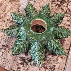 Set Atlantic Mold Ceramic Christmas Tree BASE Extender Ring GREEN 2