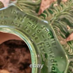 Set Atlantic Mold Ceramic Christmas Tree BASE Extender Ring GREEN 2