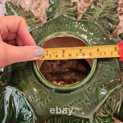 Set Atlantic Mold Ceramic Christmas Tree BASE Extender Ring GREEN 2