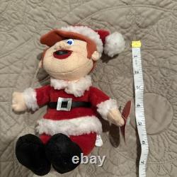 Set Of 6 Santa Claus Is Coming To Town 2003 6in Plush With Tags