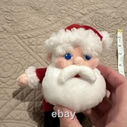 Set Of 6 Santa Claus Is Coming To Town 2003 6in Plush With Tags