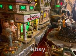 Set Of 8 Display Platforms Carved All-around For Dept 56/lemax Halloween Village