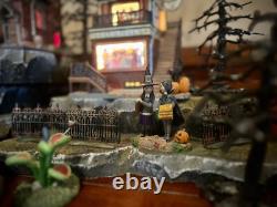 Set Of 8 Display Platforms Carved All-around For Dept 56/lemax Halloween Village