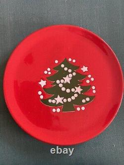 Set of 12 Waechtersbach Christmas Tree Plates (4) 10, (4) 7 3/4 & (4) Mugs