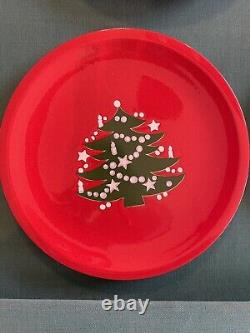 Set of 12 Waechtersbach Christmas Tree Plates (4) 10, (4) 7 3/4 & (4) Mugs