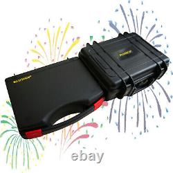 Ship From USA 120Cues fireworks firing system 500M ABS Waterproof Case Remote