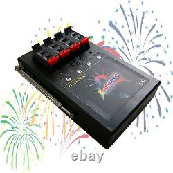 Ship From USA 24 Cues fireworks firing system 500M ABS remote Waterproof Case