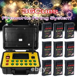 Ship From USA 36 Cues fireworks firing system 500M distance program