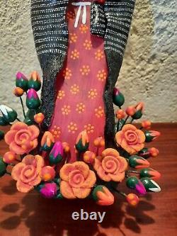 Signed Rebozo Virgin of Guadalupe Our Lady Concepcion Josefina Aguilar Mexico