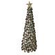 Silver Abalone Shell Star Tree Topiary Iridescent Christmas Tree