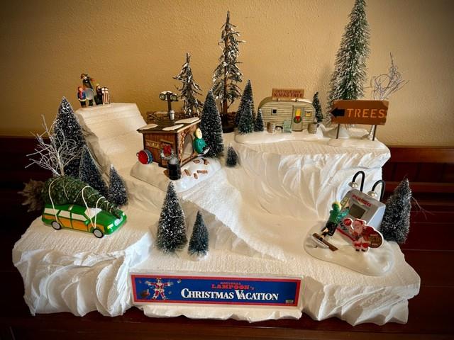 Sledding Hill Display Platform For Dept 56 Snow Village Christmas Vacation