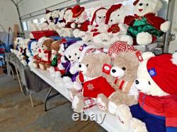 Snowflake teddy collection 1997 2024. 2 Missing Christmas bear collectable