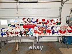 Snowflake teddy collection 1997 2024. 2 Missing Christmas bear collectable