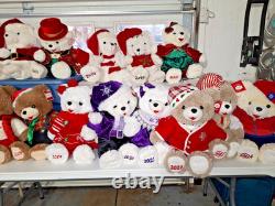 Snowflake teddy collection 1997 2024. 2 Missing Christmas bear collectable
