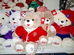 Snowflake teddy collection 1997 2024. 2 Missing Christmas bear collectable