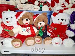 Snowflake teddy collection 1997 2024. 2 Missing Christmas bear collectable