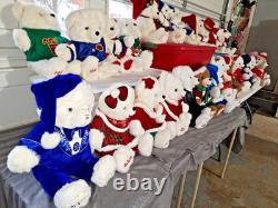 Snowflake teddy collection 1997 2024. 2 Missing Christmas bear collectable