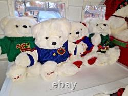 Snowflake teddy collection 1997 2024. 2 Missing Christmas bear collectable