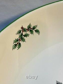 Spode Christmas Tree Pedestal Centerpiece Bowl 10.75