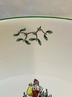 Spode Christmas Tree Pedestal Centerpiece Bowl 10.75