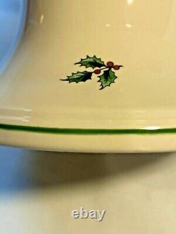 Spode Christmas Tree Pedestal Centerpiece Bowl 10.75