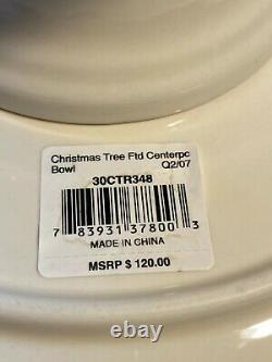 Spode Christmas Tree Pedestal Centerpiece Bowl 10.75