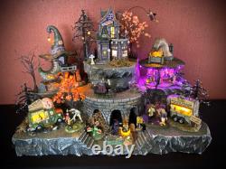 Spooky Hollow Display Platform For Dept 56 Halloween & Lemax Villages, Free Ship