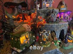 Spooky Hollow Display Platform For Dept 56 Halloween & Lemax Villages, Free Ship