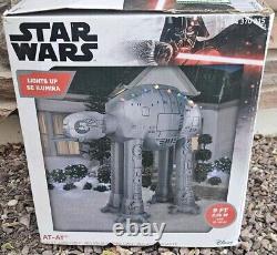 Star Wars Giant AT-AT Walker Christmas 9 Ft. Airblown Inflatable RARE Read