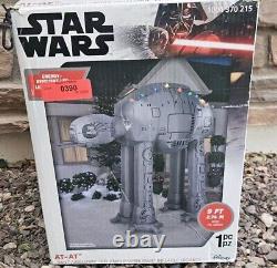 Star Wars Giant AT-AT Walker Christmas 9 Ft. Airblown Inflatable RARE Read