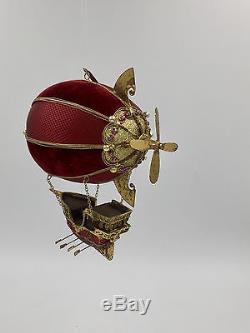 Steampunk Dirigible Balloon Christmas Ornament Katherines Collection 28-530564