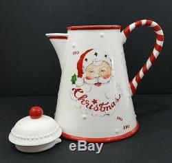 Susan Branch Deck The Halls Teapot Michael & Co Ltd 9 x 6 NIB