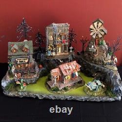 Swamp Cliff Display Platform For Dept 56 Halloween Or Lemax Villages, Free Ship