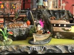 Swamp Cliff Display Platform For Dept 56 Halloween Or Lemax Villages, Free Ship