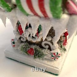 Sweet Savannah Handcrafted Dutch Village Gingerbread House Small 9 2-Sided