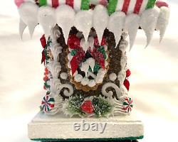Sweet Savannah Handcrafted Dutch Village Gingerbread House Small 9 2-Sided