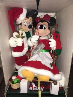 TELCO Motionette Disney 24 MICKEY/MINNIE MOUSE Rocking Chair Christmas