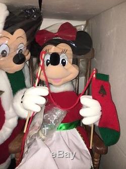 TELCO Motionette Disney 24 MICKEY/MINNIE MOUSE Rocking Chair Christmas