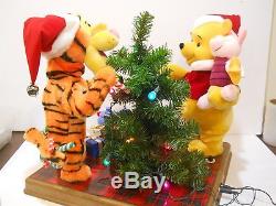 Telco Disney Winnie The Pooh Tigger Piglet Tree Animated Christmas Motionette