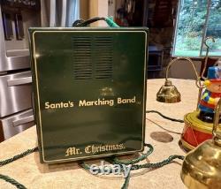 Tested 1991 Mr Christmas Santa's Marching Band Musical Bells 35 Carols Video