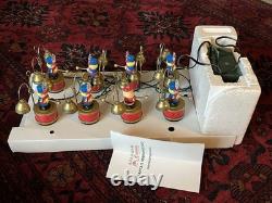 Tested 1991 Mr Christmas Santa's Marching Band Musical Bells 35 Carols Works